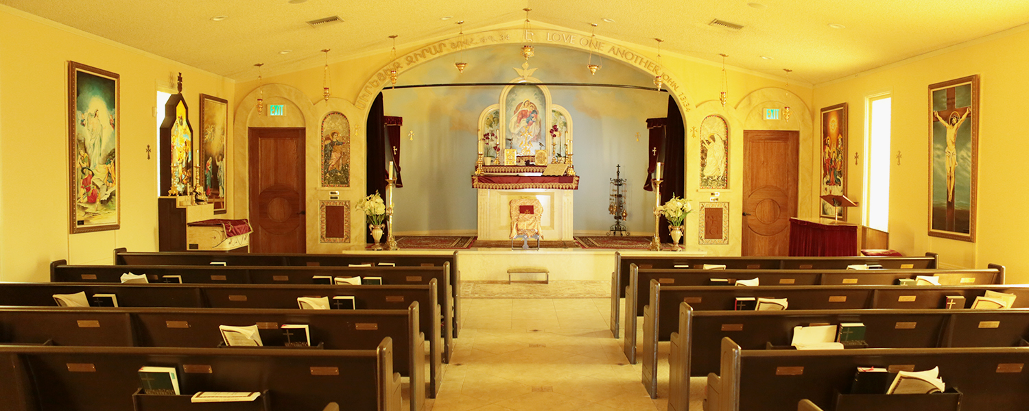 The sanctuary of Saint Sarkis Church